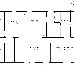 Manistique / 28 x 48 / 3 Bed 2 Bath (1,280 Sq Ft)