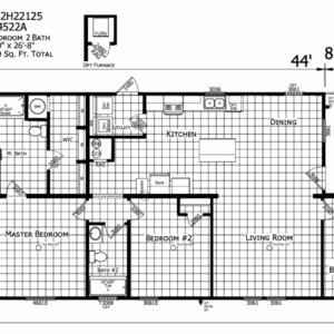 Champion Lake Manor / 28 x 52 / 3 Bed 2 Bath w/ Porch (1,387 Sq Ft)