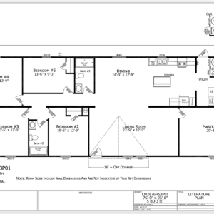 Navarre / 28 x 76 / 5 Bed 3 Bath (2,027 Sq Ft)