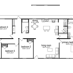 Norlina / 32 x 72 / 5 Bed 2 Bath (2,184 Sq Ft)